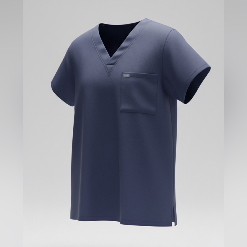 UA Uniform Advantage Brand - Blue Scrub Top- Unisex XS